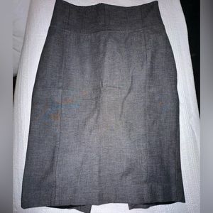 Dark grey pencil skirt